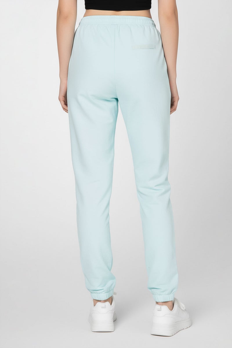 LACOSTE Women Straight Leg Brand Logo Track Pants, Mint - Image 4